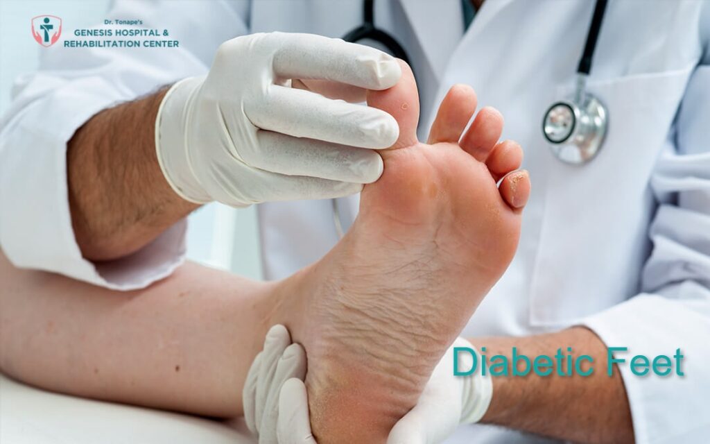 Learn why even a small cut can be dangerous for diabetics. Discover symptoms, risks, and the importance of proper diabetic foot care in Pimpri-Chinchwad.